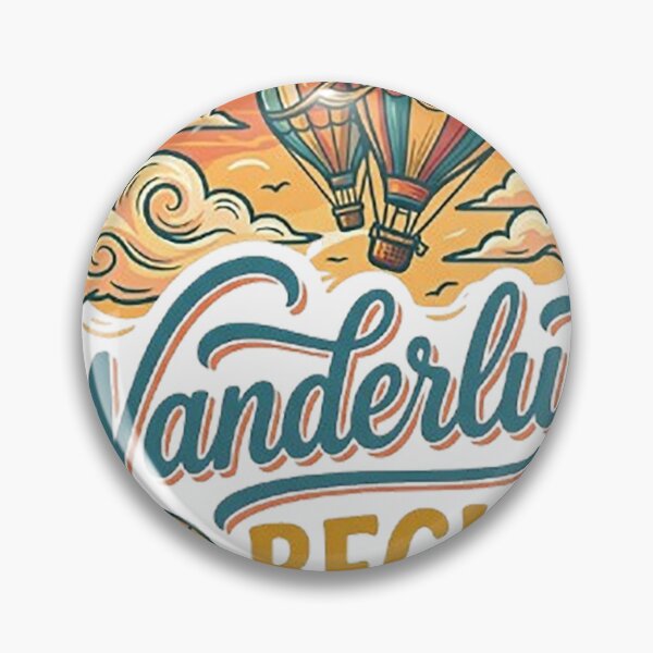 Item preview, Wanderlust Begins T-Shirt Design, Vintage Hot Air Balloon Graphic, Travel Lover Vector Illustration, Adventure Awaits Retro Typographic Art designed and sold by Dogandesighn.