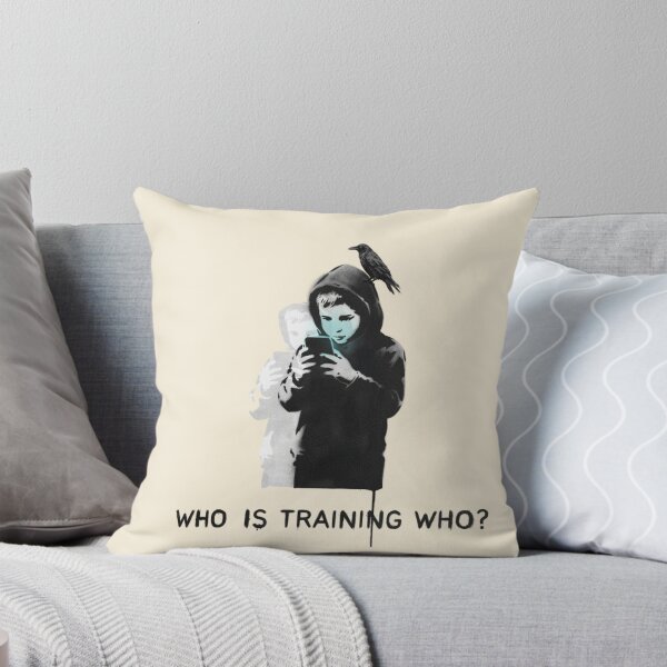 Item preview, Banksy AI - Who is training who? designed and sold by 123ks.