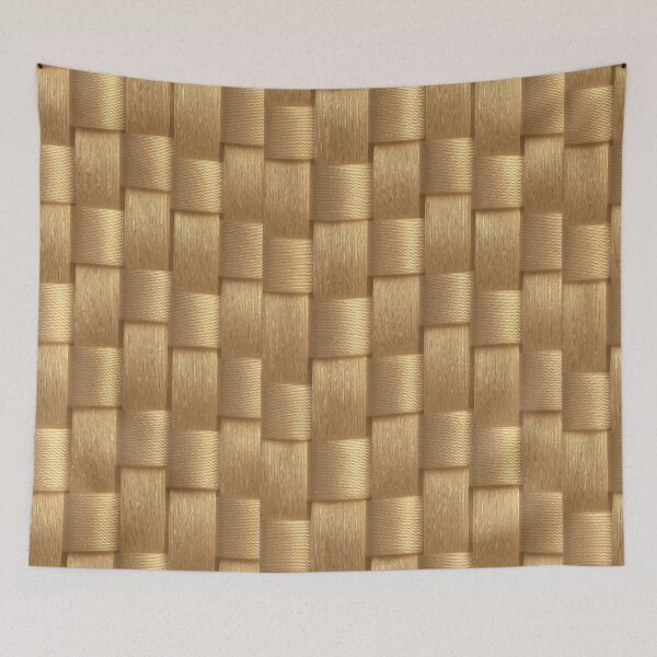 Item preview, Golden Blonde Rattan Basket Weave Pattern designed and sold by Piotrek0001.