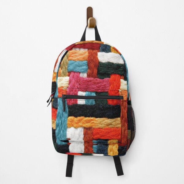 Item preview, Colorful Bohemian Patchwork Yarn Weave Art designed and sold by Piotrek0001.