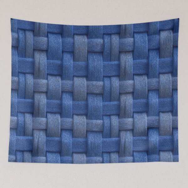 Item preview, Indigo Blue Denim Strap Weave Pattern designed and sold by Piotrek0001.
