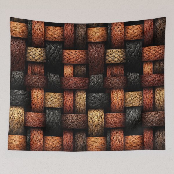 Item preview, Braided Amber and Leather Rope Weave Pattern designed and sold by Piotrek0001.
