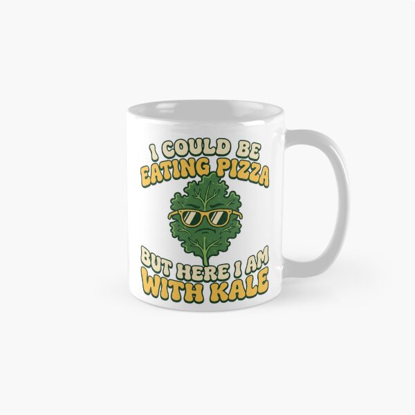 Item preview,  I Could Be Eating Pizza But Here I Am With Kale Funny Diet 70s Retro Art designed and sold by Namphet.