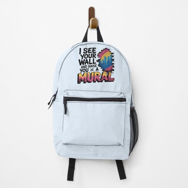 Item preview, I See Your Wall and Raise You a Mural – Funny Street Artist Quote designed and sold by Jollys-ArtShop.