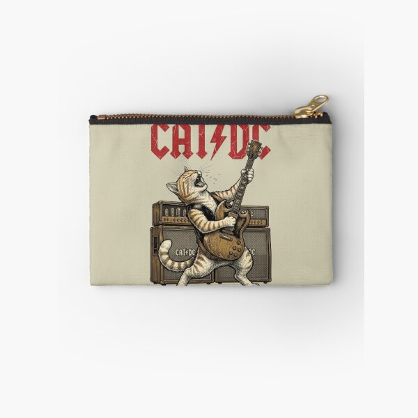 Item preview, Cat/DC Guitarist Cat Funny Hard Rock Cat Guitarist Gift Cat Lover Retro Music Gift designed and sold by FurRealStudioCo.
