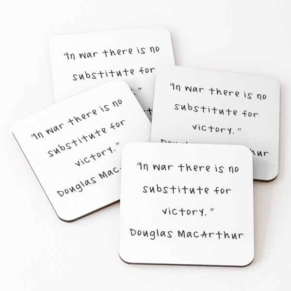 Item preview, No Substitute for Victory - Douglas MacArthur Quote designed and sold by 4ever-Undaunted.
