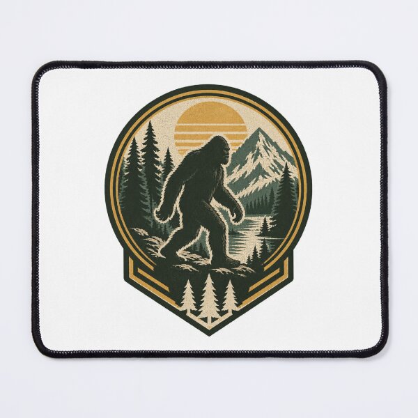 Item preview, Wanderlust Bigfoot Silhouette Adventure Design for Nature Lovers PERFECT GIFT FOR YOU AND FRIENDS designed and sold by Cabowman.