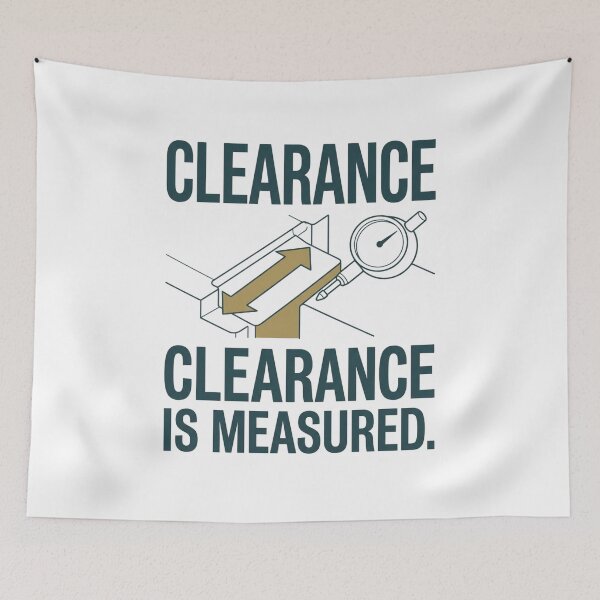 Item preview, Mechanical Clearance Measurement Metrology Engineering Design designed and sold by Amr Darwish Graphic designer.