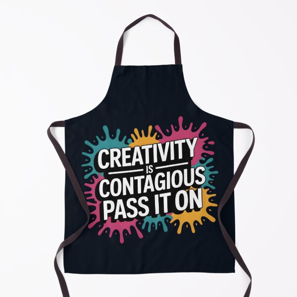 Item preview, Creativity Is Contagious, Pass It On – Inspirational Art and Artist Quote designed and sold by Jollys-ArtShop.
