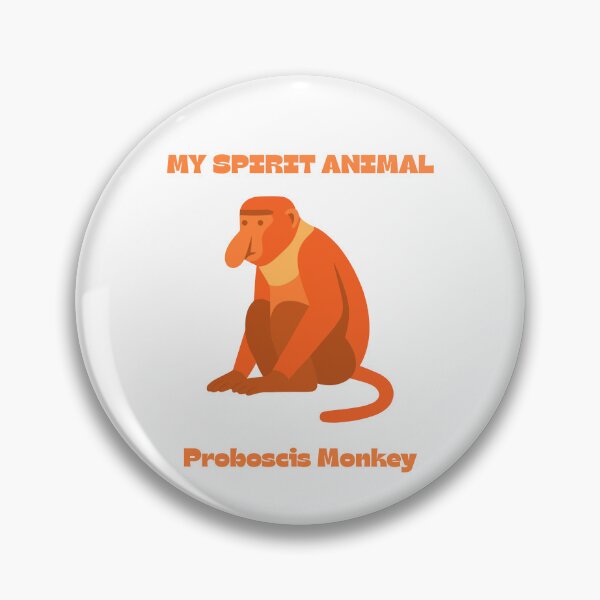Item preview, My Spirit Animal - Proboscis Monkey designed and sold by LoveWhatYouDo.