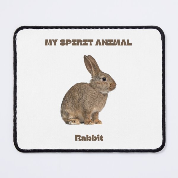 Item preview, My Spirit Animal - Rabbit designed and sold by LoveWhatYouDo.