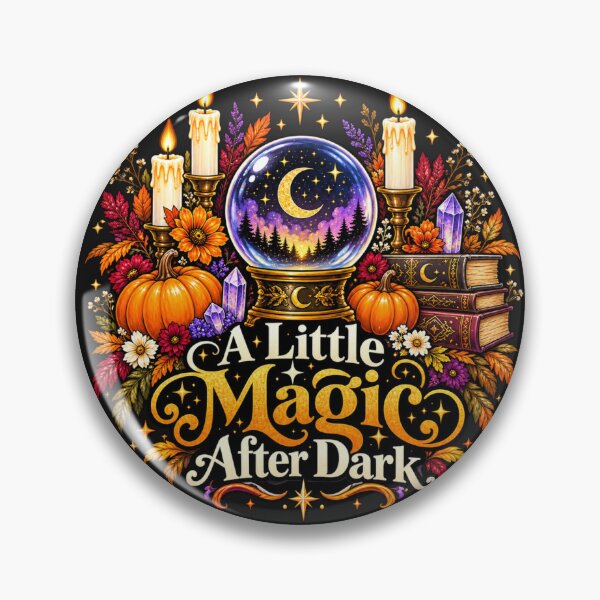 Item preview, Vintage Crystal Ball Halloween – A Little Magic After Dark, Gothic Autumn Mystical Design designed and sold by Sanika arts .
