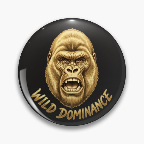 Item preview, GORILLA: WILD DOMINANCE Gold designed and sold by The best online style shop.