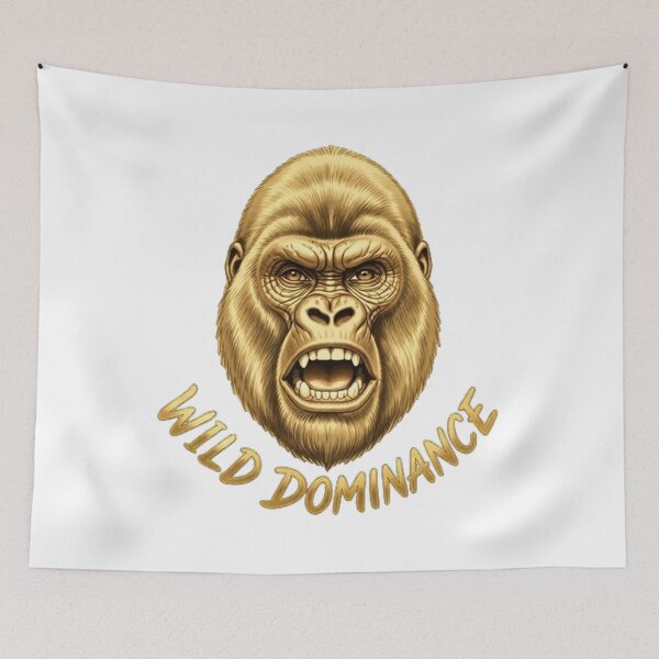 Item preview, GORILLA: WILD DOMINANCE Gold designed and sold by The best online style shop.