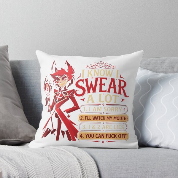 Item preview, Alastor Hazbin Hotel I Know I Swear A Lot designed and sold by yuckticke.