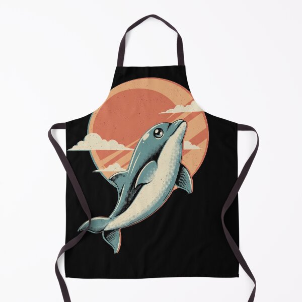 Item preview, Ecco under a Vaporwave Moon Ecco the Dolphin Retro Anime Gaming Streetwear Tee designed and sold by Senpaiwaves.