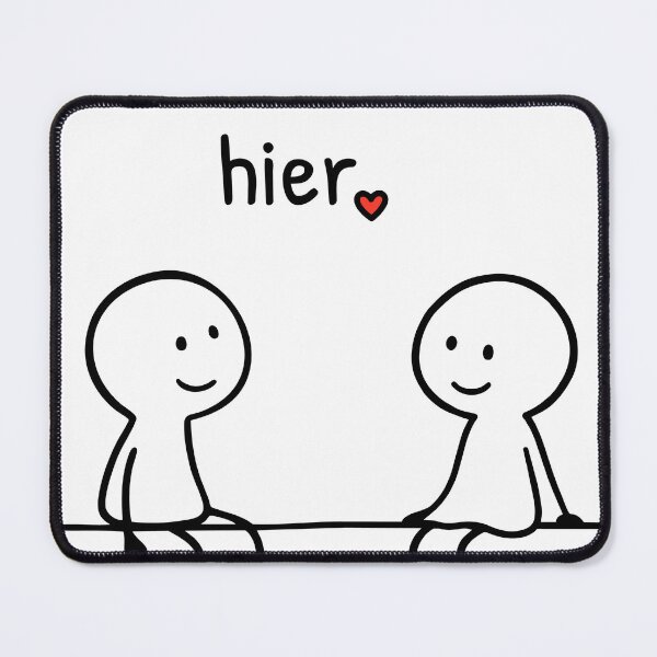 Item preview, It's beautiful here – two figures with heart designed and sold by warnoetig.