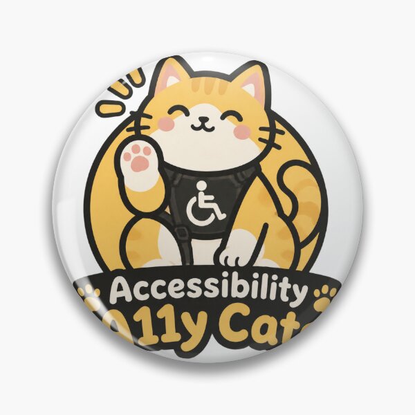 Item preview, Accessibility and Cats Cute Design for Inclusivity and Pet Lovers LIMITED EDITION designed and sold by AnishaKhemka.