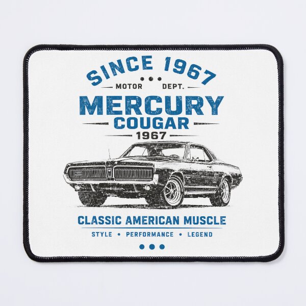 Item preview, 1967 Mercury Cougar GT Classic Muscle Car Vintage Retro Design designed and sold by EdGraphy.