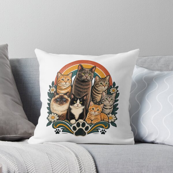 Item preview, Jade Herrera Artistic Cat Illustration with Unique Style LIMITED EDITION designed and sold by AnishaKhemka.