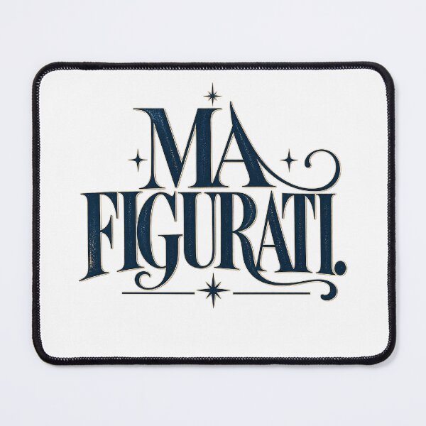 Item preview, Ma Figurati Italian Vintage Typography designed and sold by MetaModel Editions.