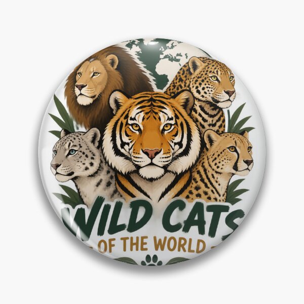 Item preview, Wild Cats of the World - Stunning Wildlife Illustration of Big Cats LIMITED EDITION designed and sold by AnishaKhemka.