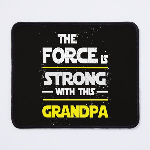 Item preview, The Force Is Strong With This Grandpa - Funny Sci-Fi Retro Grandpa Gift designed and sold by FernaRoje.