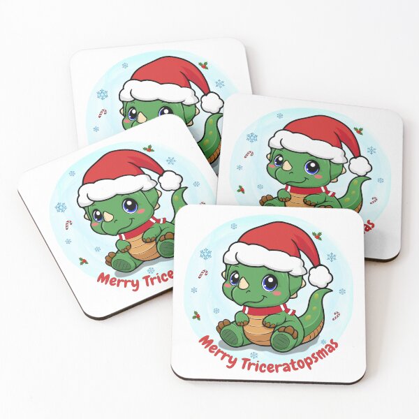 Item preview, Christmas Triceratops – Merry Triceratopsmas designed and sold by Lily's World.
