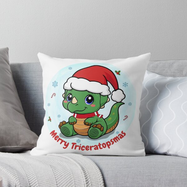 Item preview, Christmas Triceratops – Merry Triceratopsmas designed and sold by Lily's World.