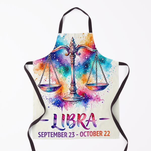 Item preview, Cosmic Libra Scales: Vibrant Watercolor Zodiac Art designed and sold by Clavivs.
