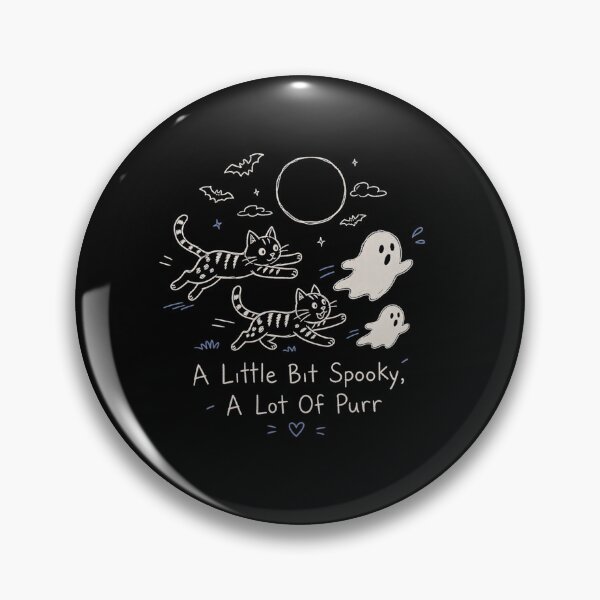 Item preview, A Little Bit Spooky, A Lot Of Purr – Cats Chase Little Ghosts designed and sold by Bengoer18.