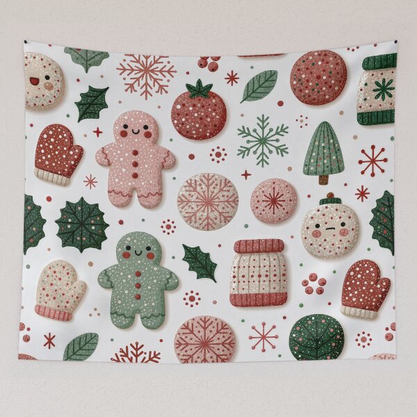 Item preview, Cute Christmas Cookie Pattern Holiday Design designed and sold by colorful-white.