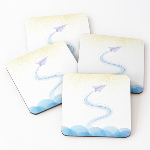 Item preview, Paper Plane Journey in Blue designed and sold by LuxAir.
