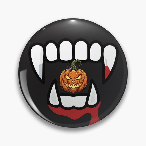 Item preview, Vampire Fangs Halloween Pumpkin Jack-O-Lantern Aesthetic designed and sold by Palette _Vibes.