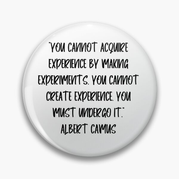 Item preview, You Must Undergo It - Albert Camus Quote designed and sold by 4ever-Undaunted.