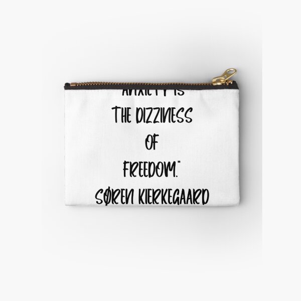 Item preview, Anxiety Is the Dizziness of Freedom - Kierkegaard Quote designed and sold by 4ever-Undaunted.