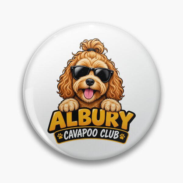 Item preview, Albury Cavapoo Club – Cute Cavapoo Dog Design for Albury Dog Owners designed and sold by LazyOwlStore.