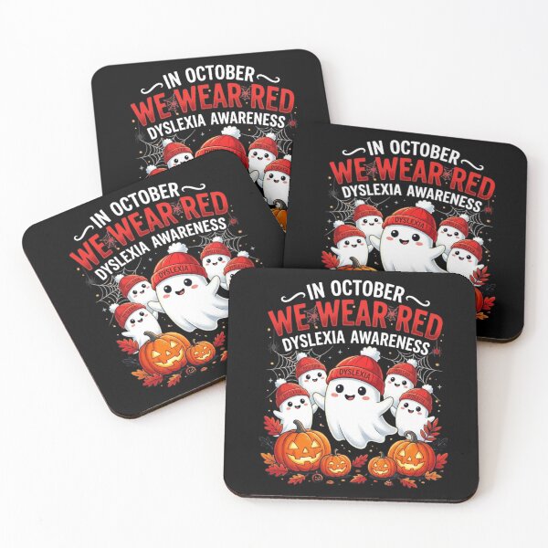 Item preview, In October We Wear Red Dyslexia Awareness  designed and sold by Zbixu.