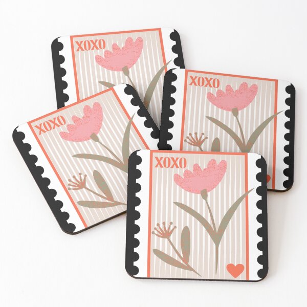 Item preview, Vintage Postage Stamp Floral Aesthetic Retro Botanical XOXO designed and sold by NextGenCases.