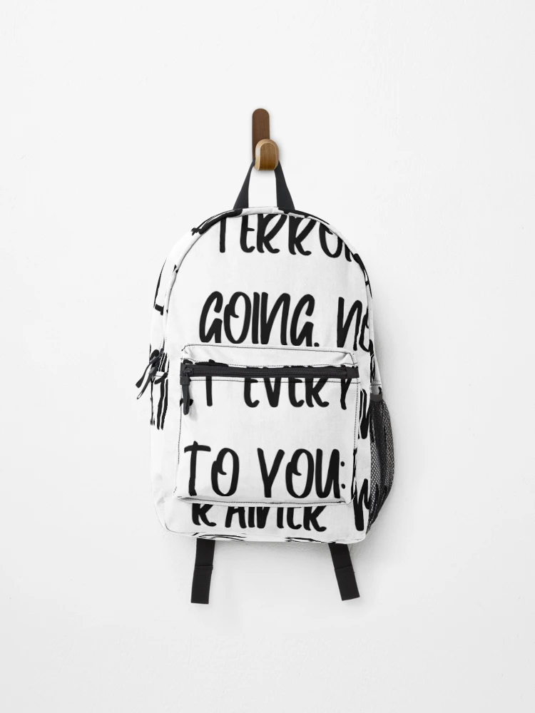 Thumbnail 1 of 3, Backpack, No Feeling Is Final - Rainer Maria Rilke Quote designed and sold by 4ever-Undaunted.