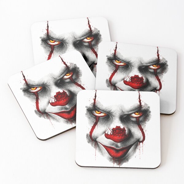 Item preview, Pennywise Horror Clown and Haunted House Face designed and sold by TSHIRTprject.