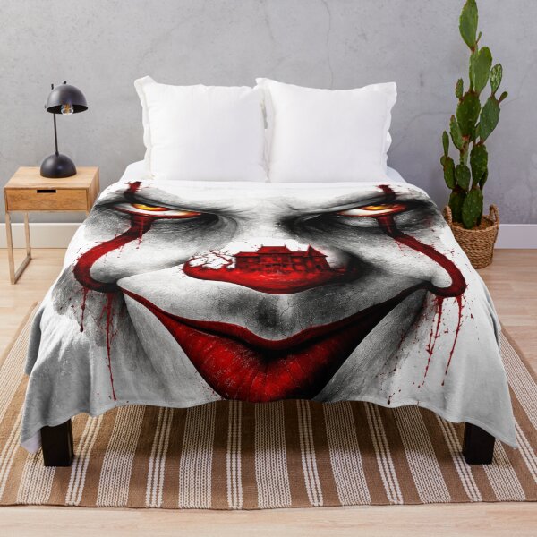 Item preview, Pennywise Horror Clown and Haunted House Face designed and sold by TSHIRTprject.