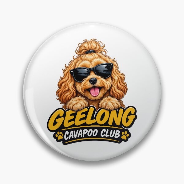 Item preview, Geelong Cavapoo Club – Cute Cavapoo Dog Design for Geelong Dog Owners designed and sold by LazyOwlStore.