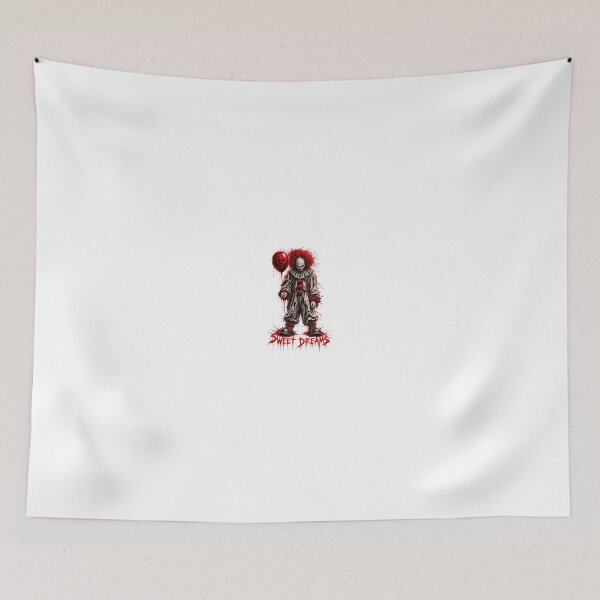 Item preview, Sinister Clown with Haunted Red Balloon designed and sold by BAAKSHOP.