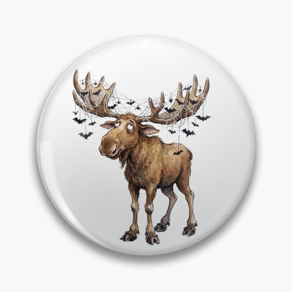 Item preview, Bat Antler Moose Halloween designed and sold by Tiffany Roy.