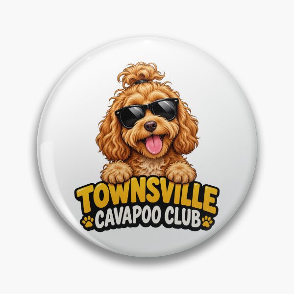 Item preview, Townsville Cavapoo Club – Cute Cavapoo Dog Design for Townsville Dog Owners designed and sold by LazyOwlStore.