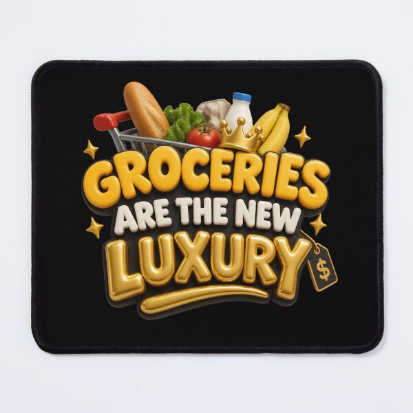 Item preview, Groceries Are the New Luxury – Funny Grocery Inflation Quote designed and sold by ManggaeJM.