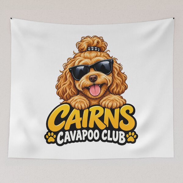 Item preview, Cairns Cavapoo Club – Cute Cavapoo Dog Design for Cairns Dog Owners designed and sold by LazyOwlStore.