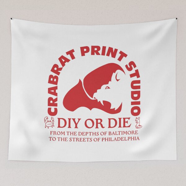 Item preview, Crabrat Studio Diy Or Die From The Depths Of Baltimore To The Streets Of Philadelphia designed and sold by yuckticke.