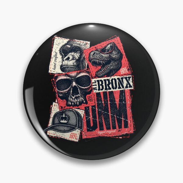 Item preview, Bronx New York Gorilla Dinosaur Sunglasses Skull and Crown Cap designed and sold by BladiWear.